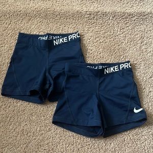 Nike Pro Navy Spandex